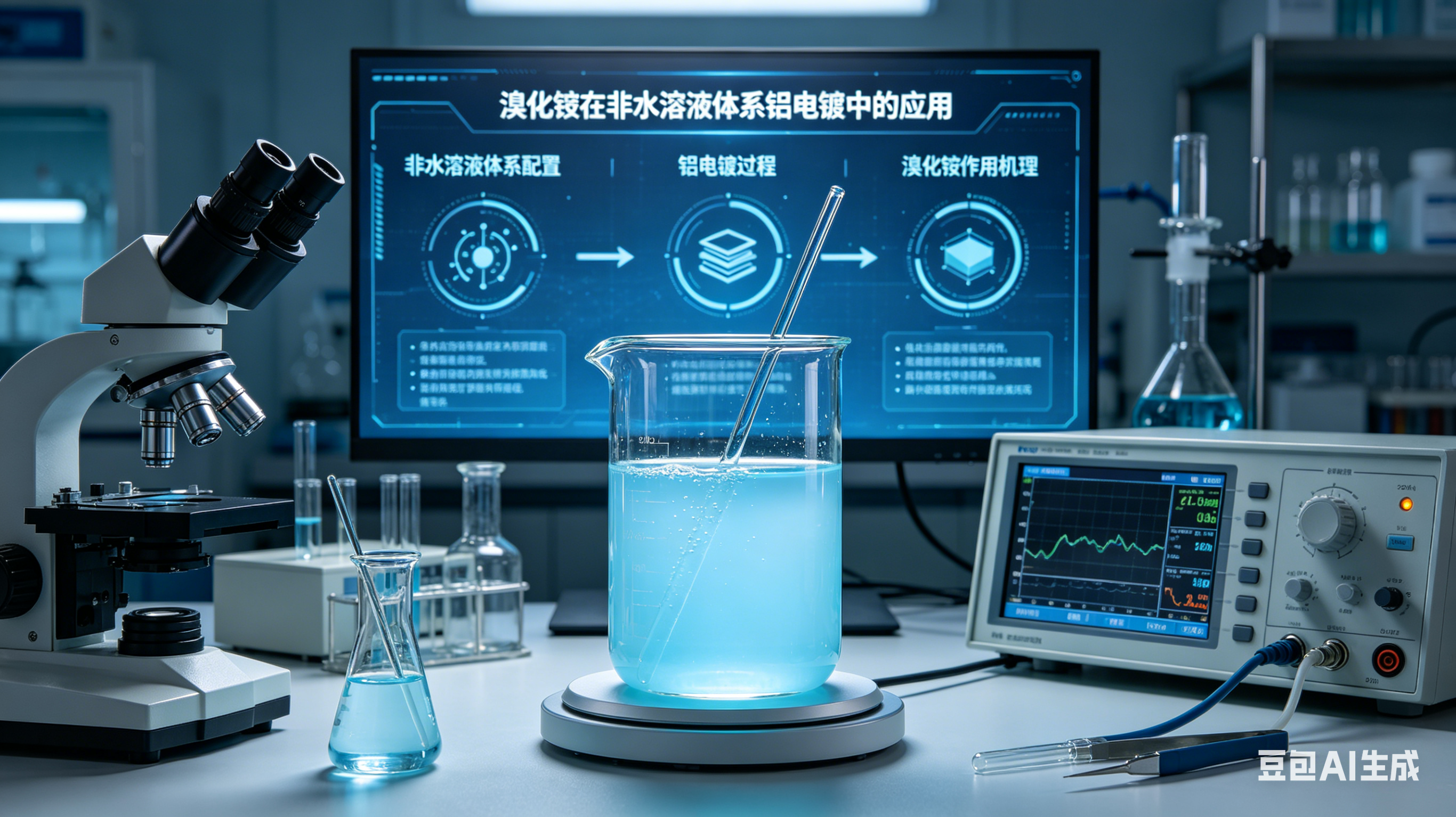 溴化銨在非水溶液體系鋁電鍍中的關鍵作用與應用